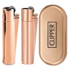 Isqueiro Clipper Metal Classic Rose Gold