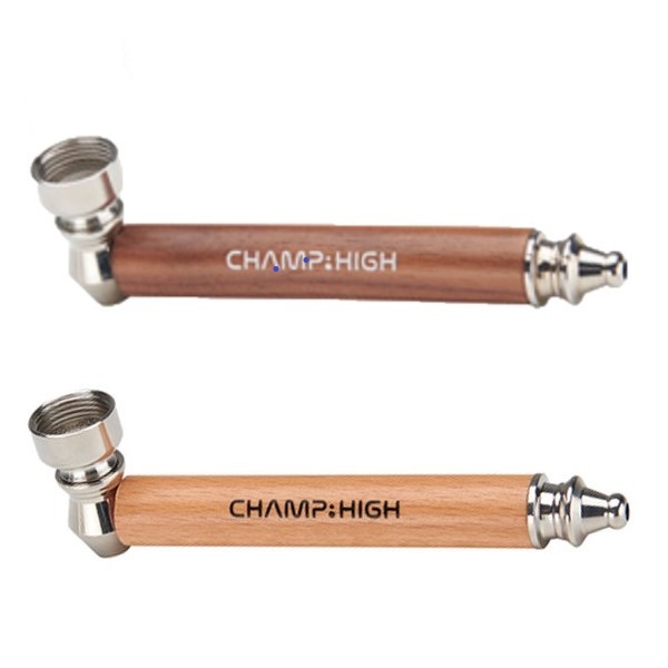 Cachimbo de Metal e Madeira Champ High 12cm