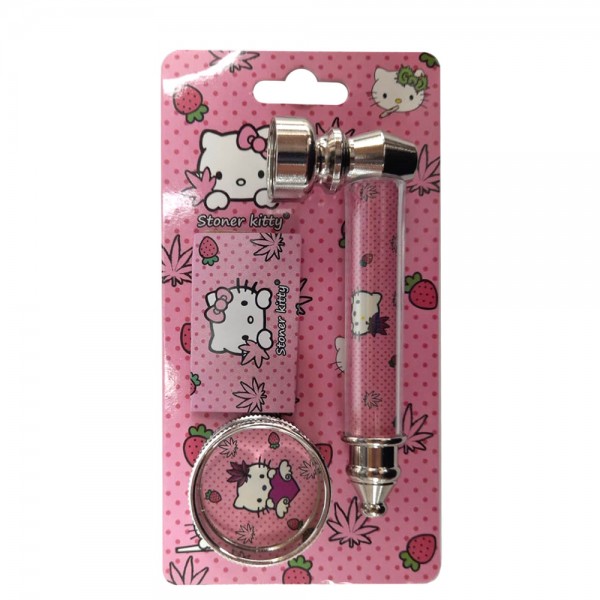 Kit Cachimbo Hello Kitty + Grinder
