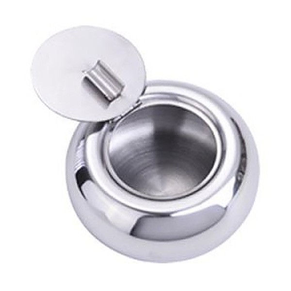 Cinzeiro de aço inoxidável Redondo 95 mm