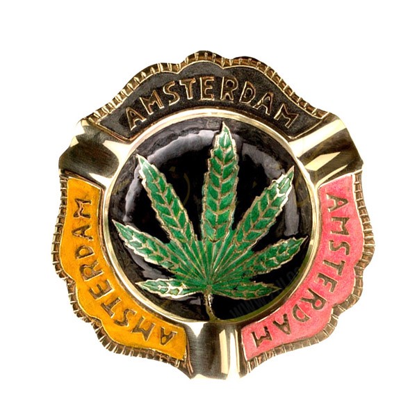 Cinzeiro de bronze Amsterdam Leaf 11 cm