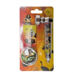 Kit Cachimbo Bob Marley + Grinder
