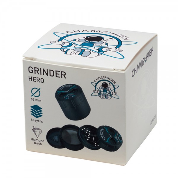 Grinder Metal 63 mm Wings 4 partes